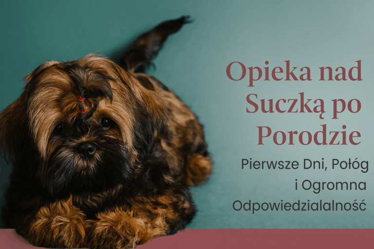 Opieka nad suczką po porodzie – pierwsze dni, połóg i ogromna odpowiedzialność