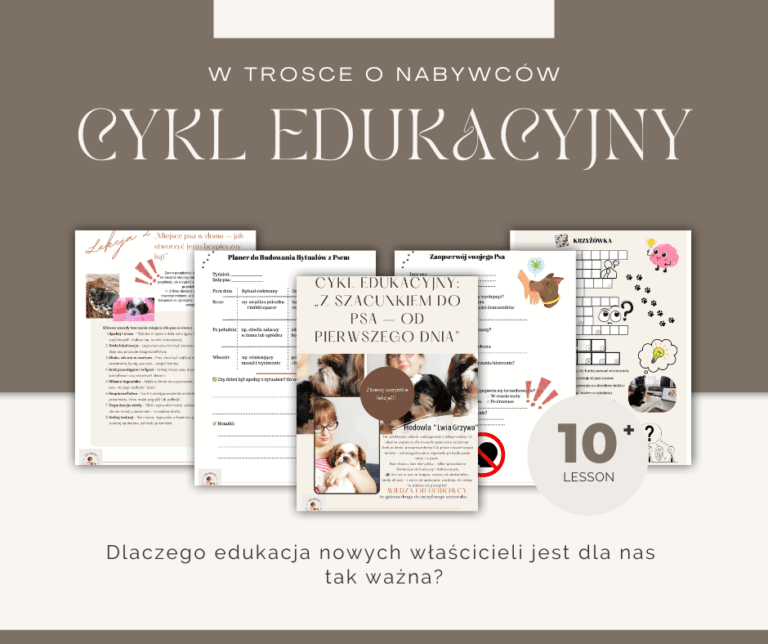 Edukacja to podstawa – dlaczego każdy nabywca szczeniaka w naszej hodowli otrzymuje dostęp do cyklu edukacyjnego?